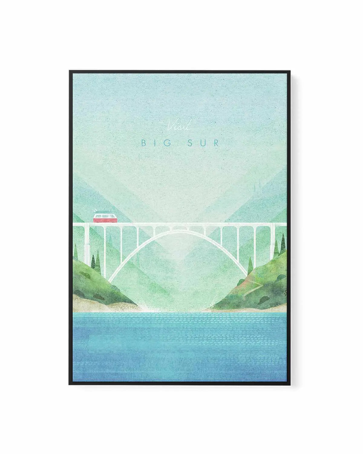 Big Sur by Henry Rivers | Framed Canvas Art Print from Olive et Oriel where you can shop wallpaper and artworks online
