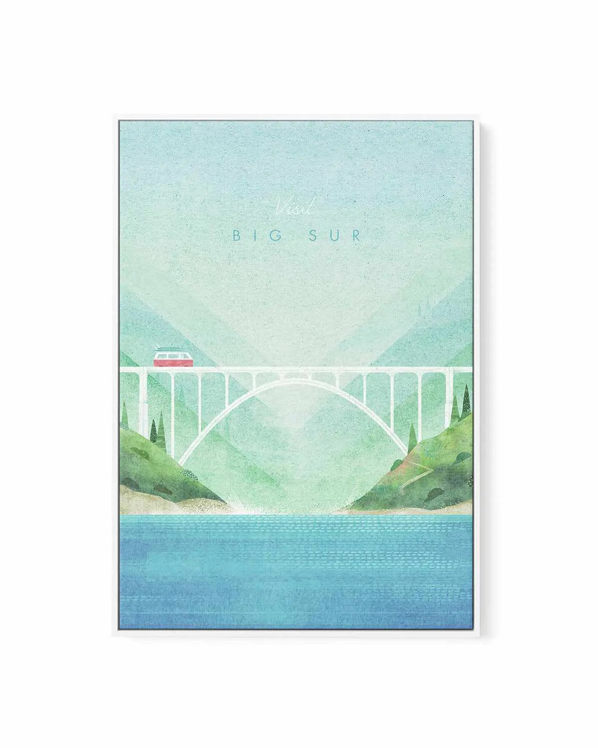 Big Sur by Henry Rivers | Framed Canvas Art Print from Olive et Oriel where you can shop wallpaper and artworks online