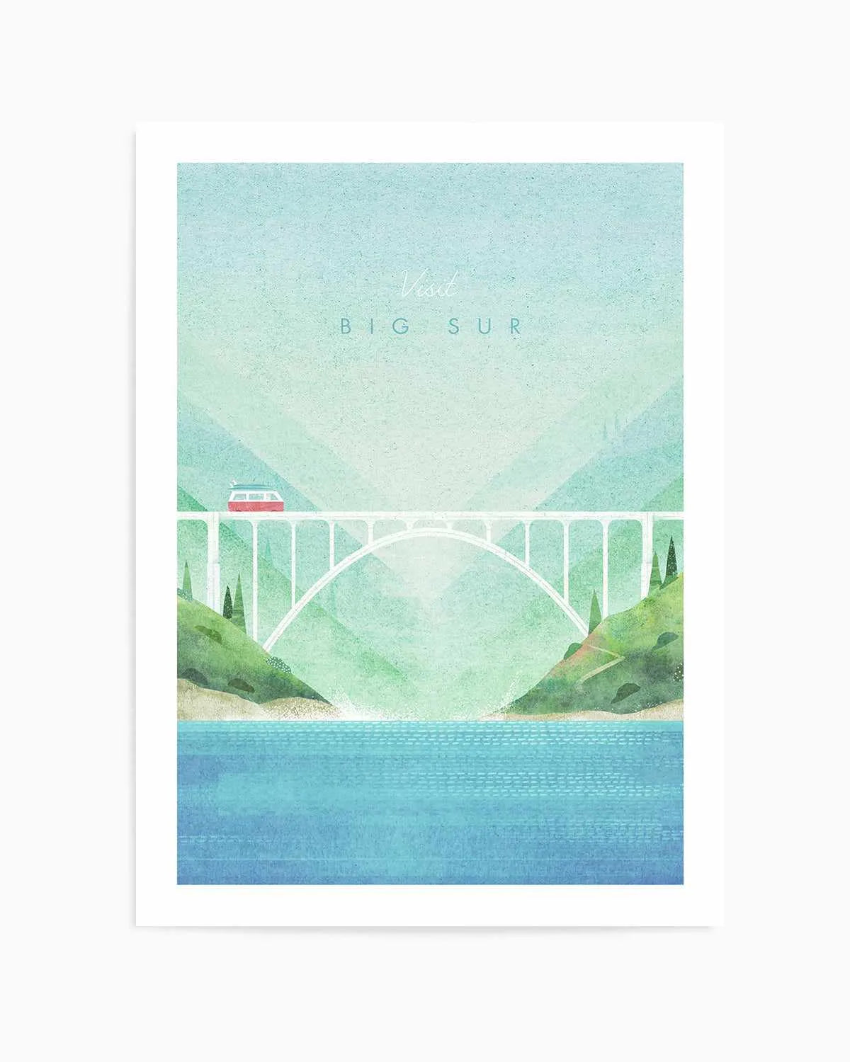 Big Sur by Henry Rivers Art Print from Olive et Oriel where you can shop wallpaper and artworks online