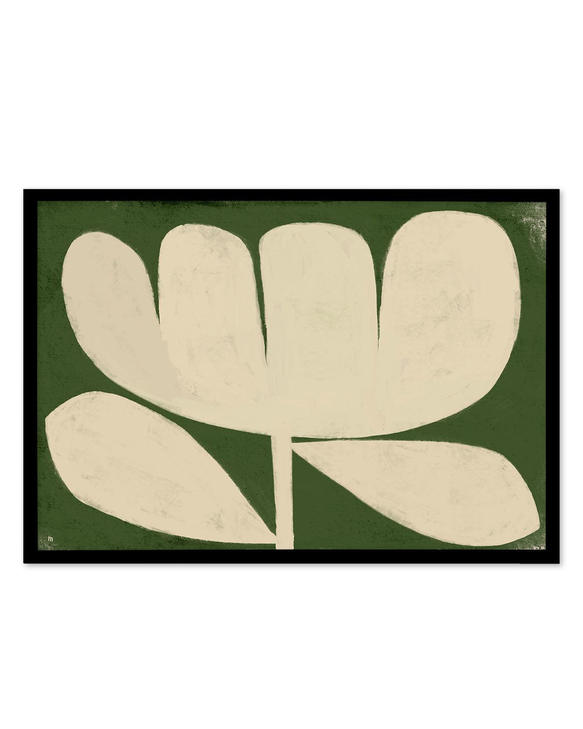 Big Flower on Green by Marco Marella | Art Print