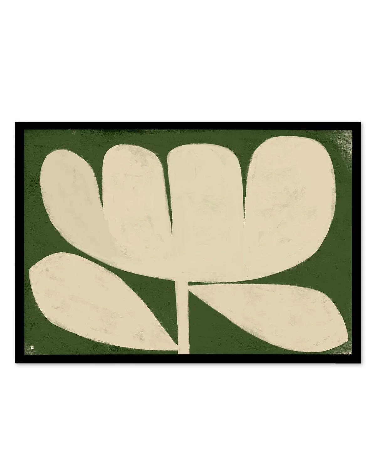 Big Flower on Green by Marco Marella | Art Print from Olive et Oriel where you can shop wallpaper and artworks online