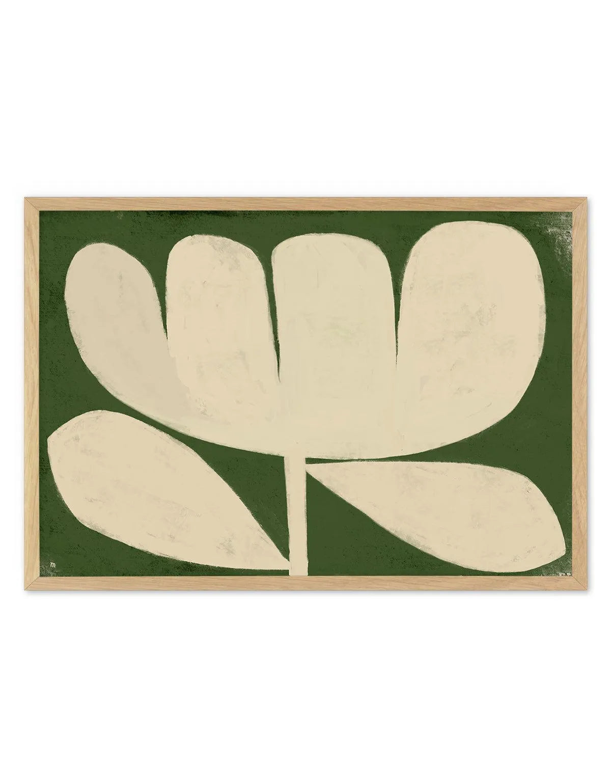 Big Flower on Green by Marco Marella | Art Print from Olive et Oriel where you can shop wallpaper and artworks online