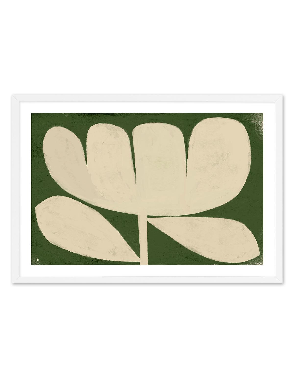 Big Flower on Green by Marco Marella | Art Print