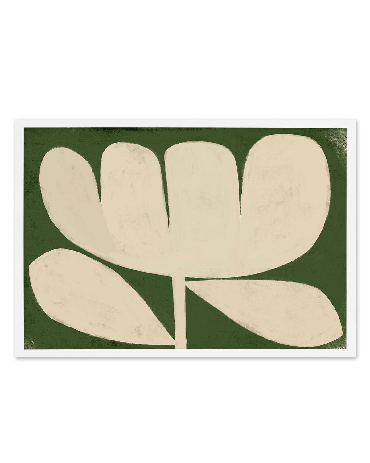 Big Flower on Green by Marco Marella | Art Print