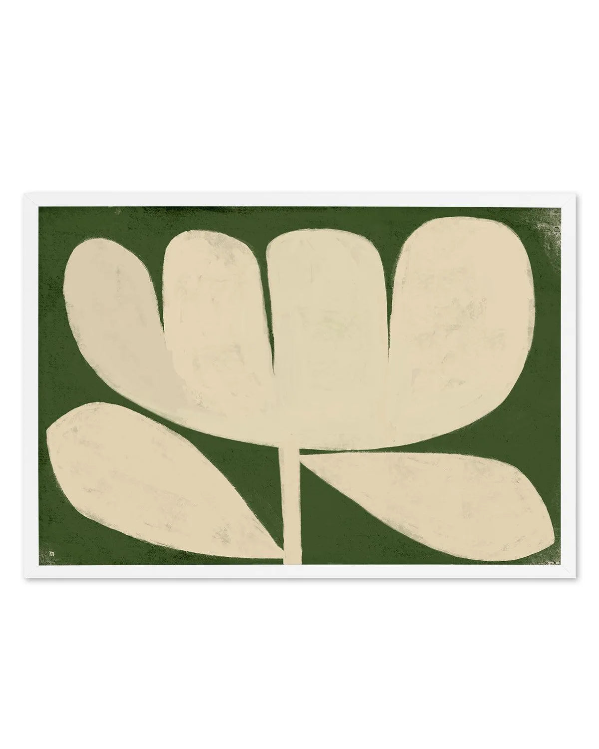 Big Flower on Green by Marco Marella | Art Print from Olive et Oriel where you can shop wallpaper and artworks online