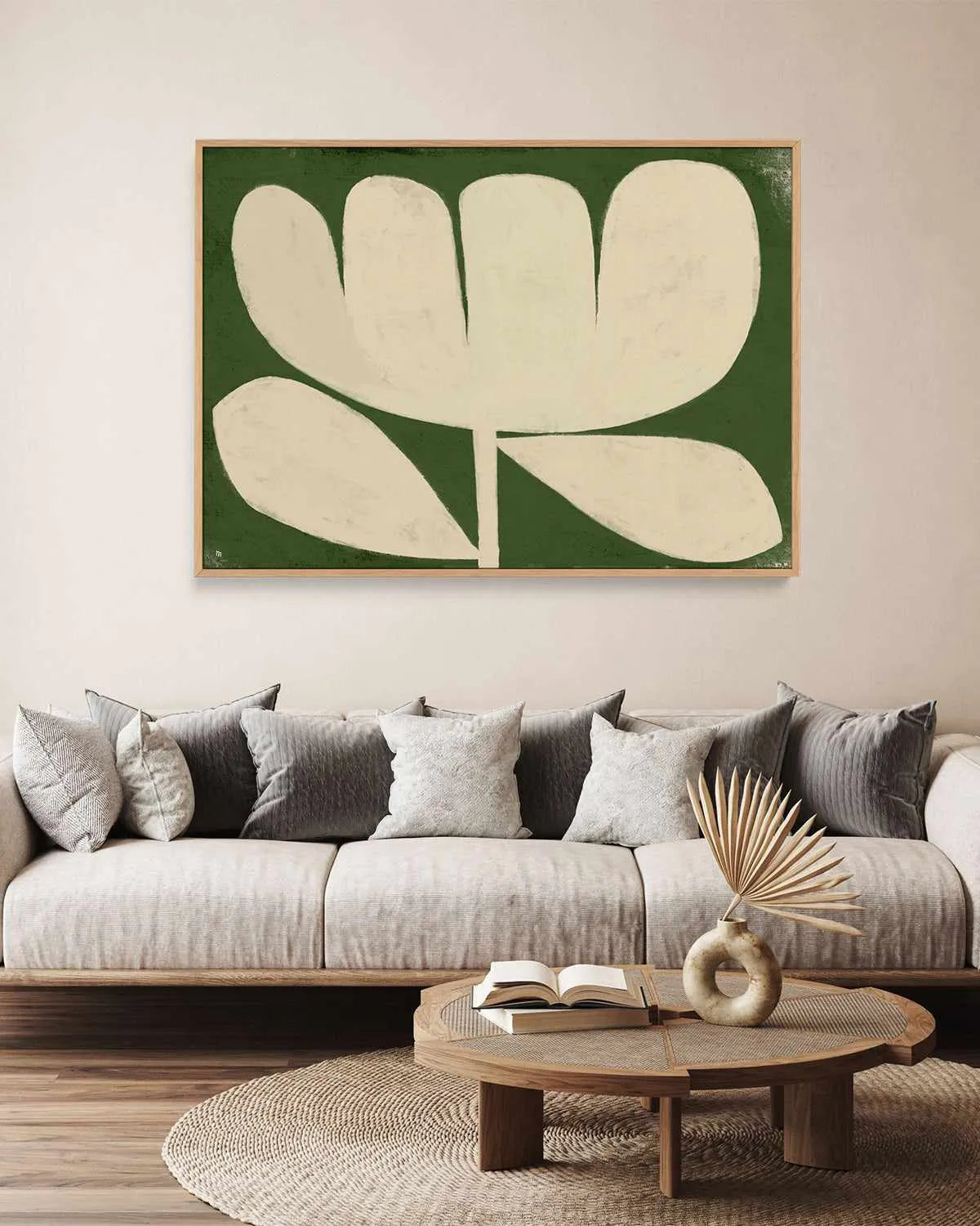 Big Flower by Marco Marella | Framed Canvas Art Print from Olive et Oriel where you can shop wallpaper and artworks online