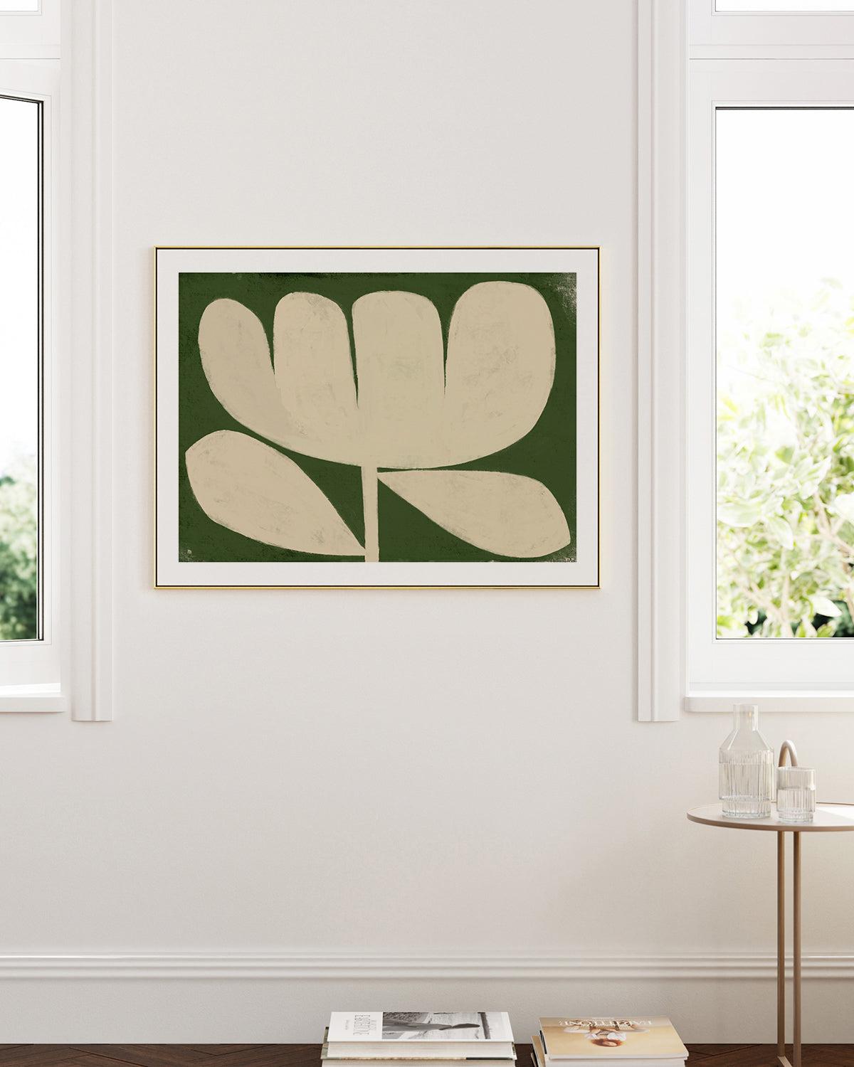 Big Flower on Green by Marco Marella | Art Print