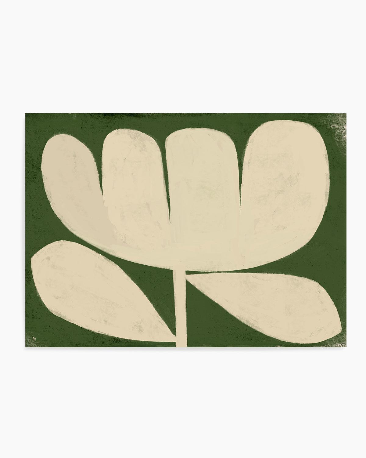 Big Flower on Green by Marco Marella | Art Print