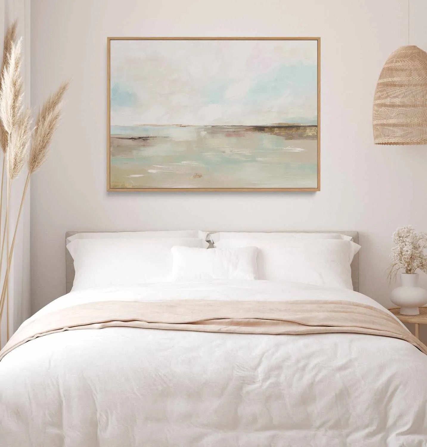 Birch Enchantment | Framed Canvas Art Print from Olive et Oriel where you can shop wallpaper and artworks online