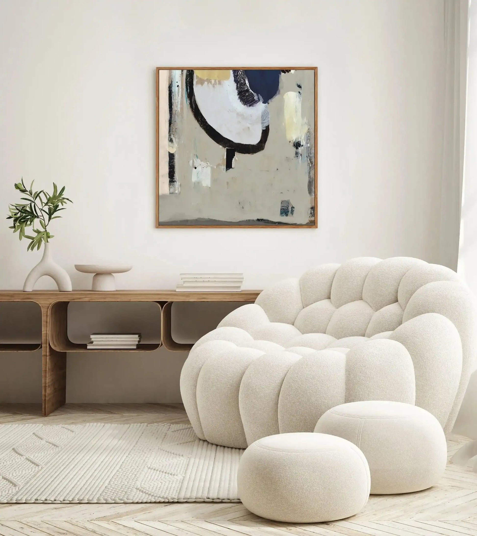 Birch by Dan Hobday | Framed Canvas-CANVAS-You can shop wall art online with Olive et Oriel for everything from abstract art to fun kids wall art. Our beautiful modern art prints and canvas art are available from large canvas prints to wall art paintings and our proudly Australian artwork collection offers only the highest quality framed large wall art and canvas art Australia - You can buy fashion photography prints or Hampton print posters and paintings on canvas from Olive et Oriel and have t