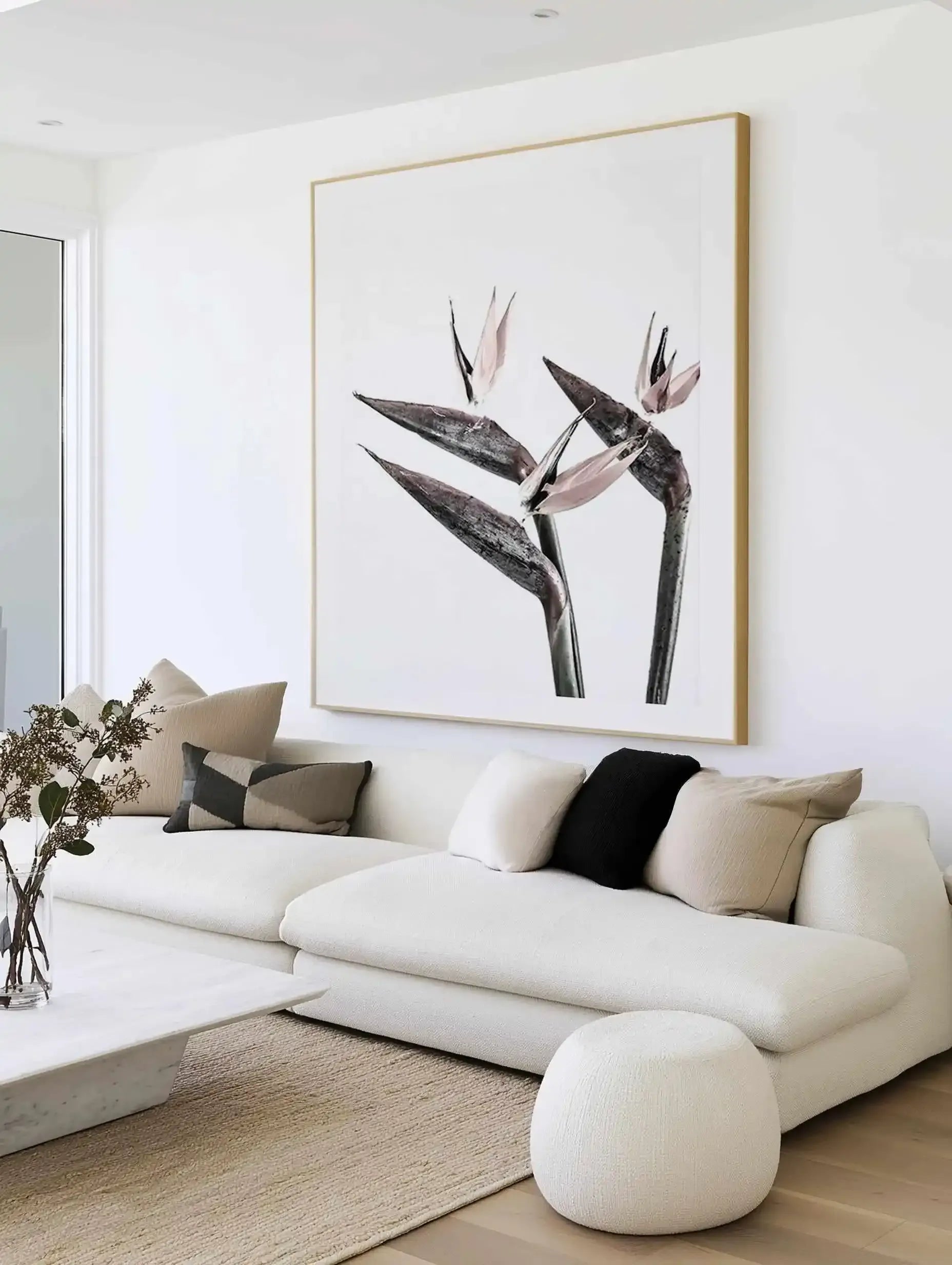Bird of Paradise Art Print from Olive et Oriel where you can shop wallpaper and artworks online