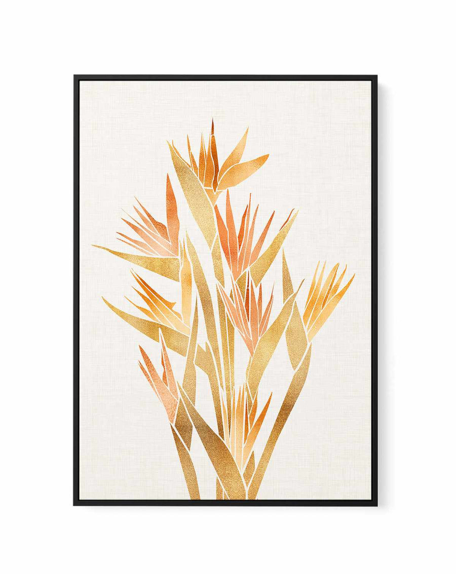 Bird of Paradise By Kristian Gallagher | Framed Canvas Art Print from Olive et Oriel where you can shop wallpaper and artworks online