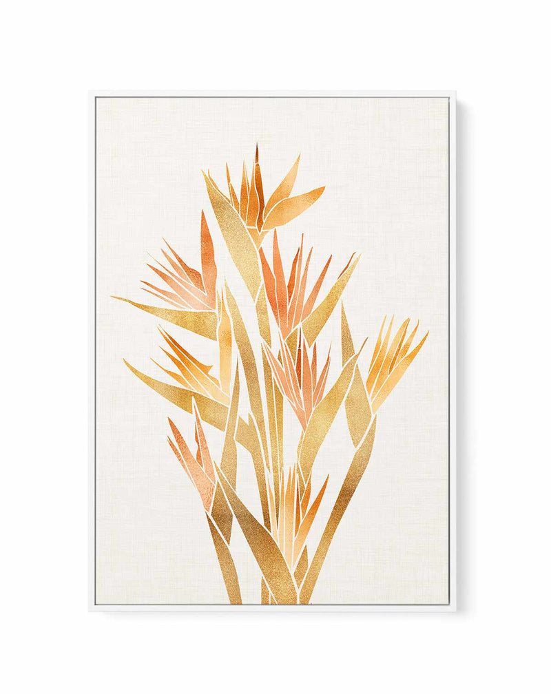 Bird of Paradise By Kristian Gallagher | Framed Canvas Art Print from Olive et Oriel where you can shop wallpaper and artworks online