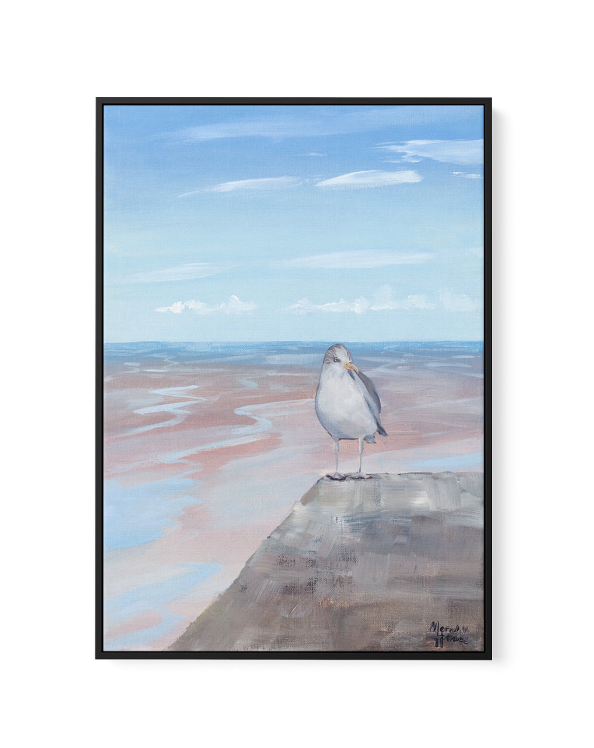 Birds Eye View by Meredith Howse | Framed Canvas Art Print