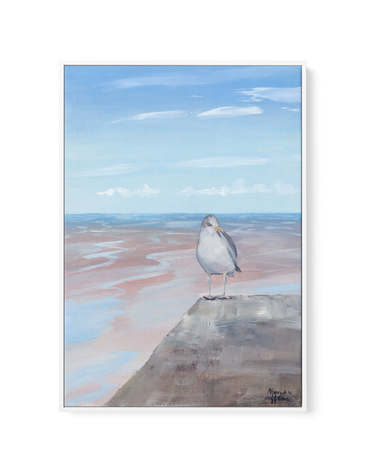 Birds Eye View by Meredith Howse | Framed Canvas Art Print