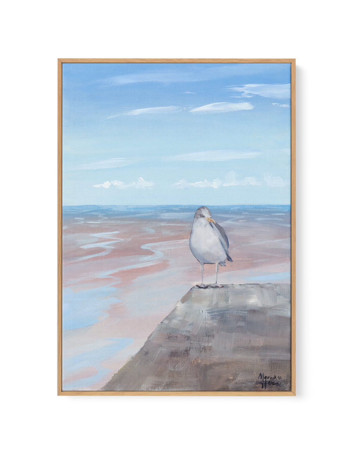 Birds Eye View by Meredith Howse | Framed Canvas Art Print
