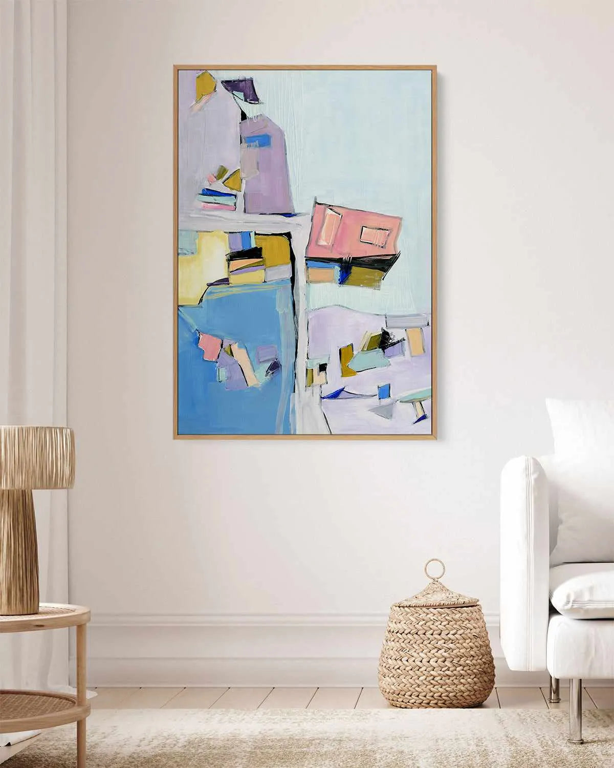 Birds Eye View I | Framed Canvas Art Print from Olive et Oriel where you can shop wallpaper and artworks online