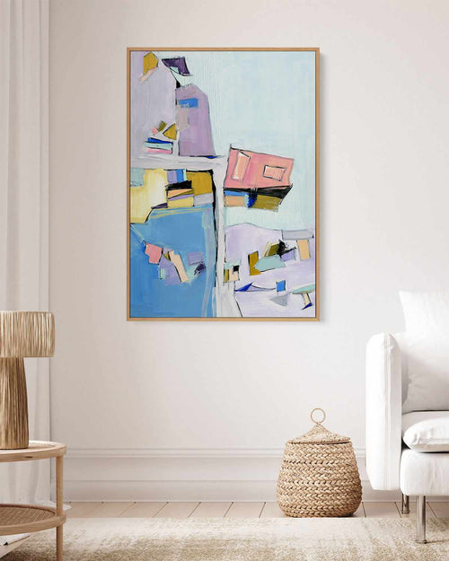 Birds Eye View I | Framed Canvas Art Print