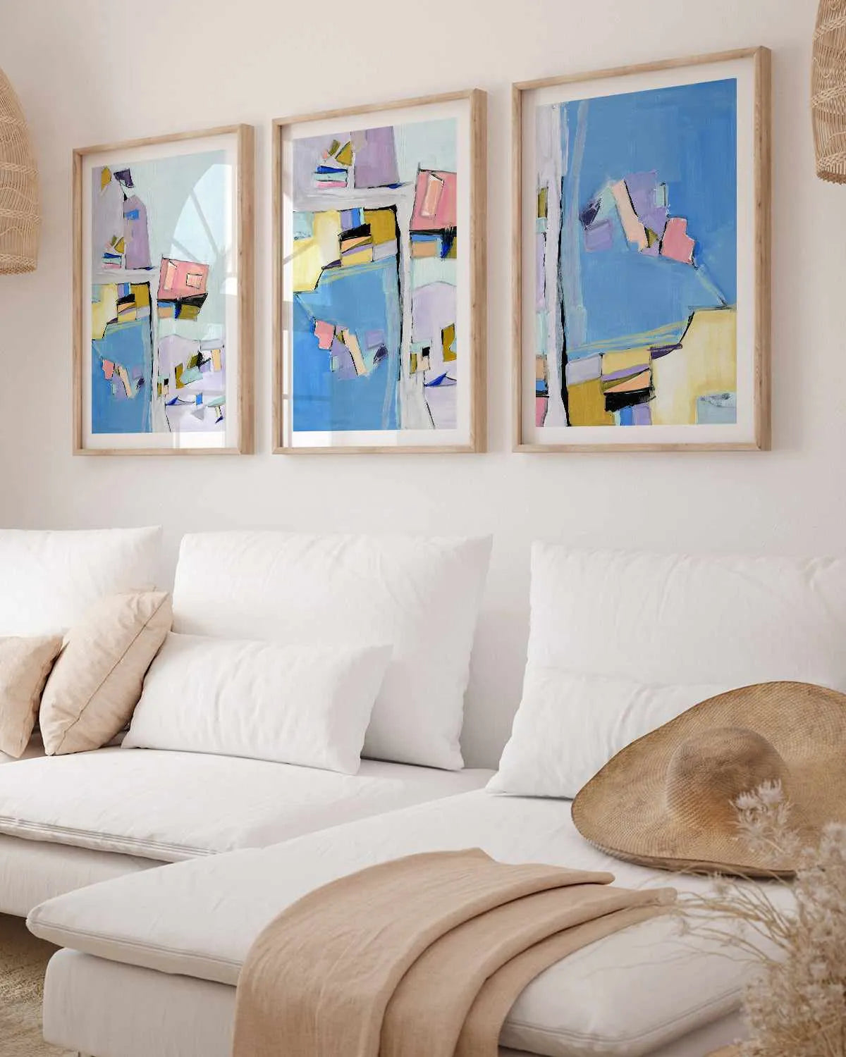 Birds Eye View III Art Print from Olive et Oriel where you can shop wallpaper and artworks online