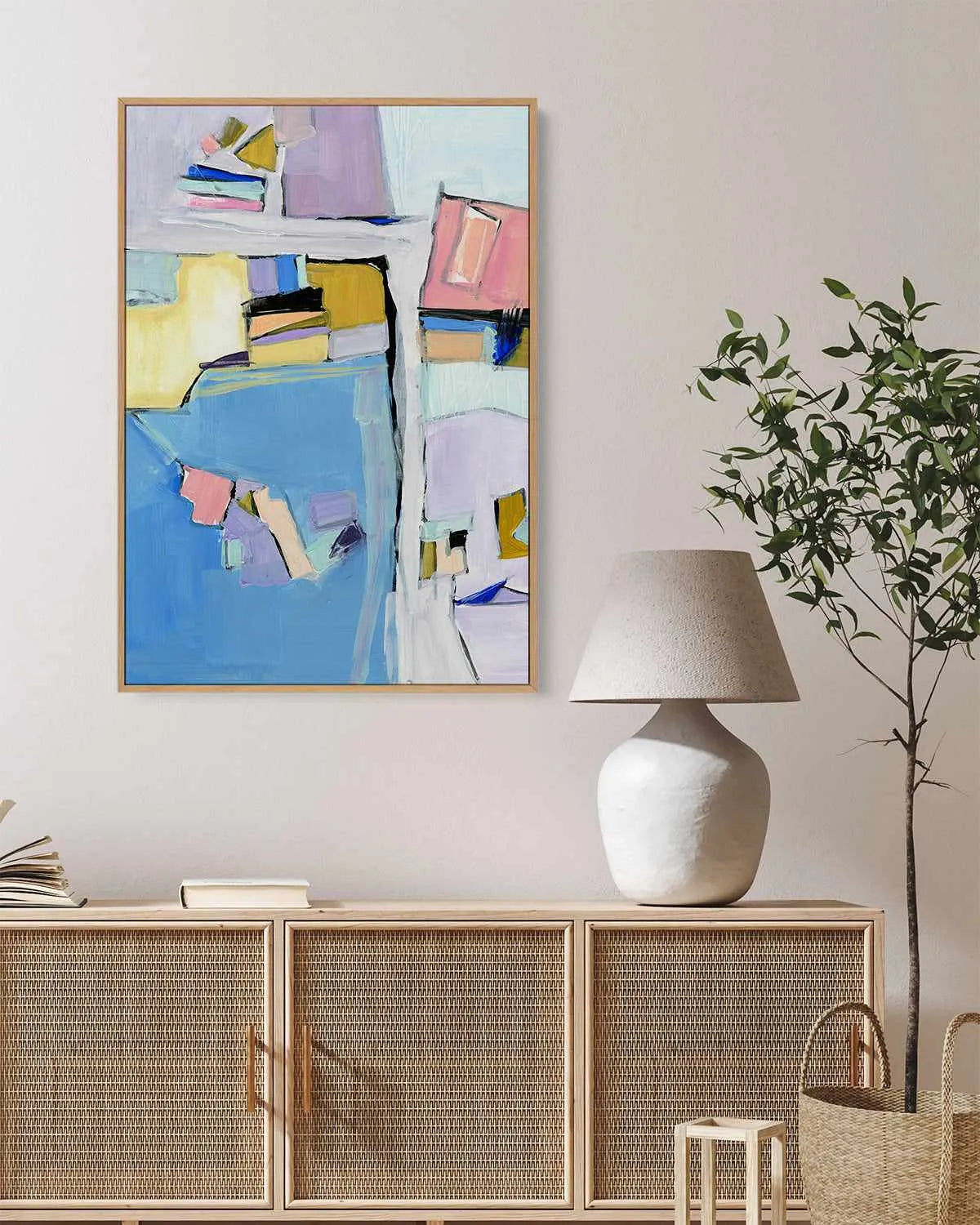 Birds Eye View II | Framed Canvas Art Print from Olive et Oriel where you can shop wallpaper and artworks online