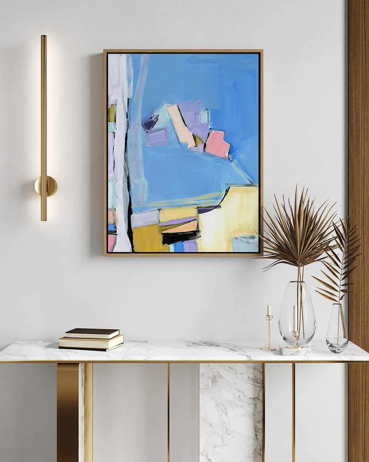 Birds Eye View III | Framed Canvas Art Print from Olive et Oriel where you can shop wallpaper and artworks online
