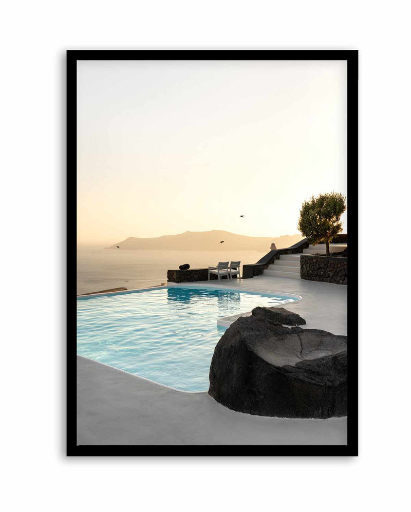 Birds Flying Over Swimming Pool By Minorstep | Art Print