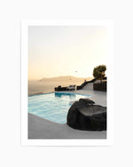 Birds Flying Over Swimming Pool By Minorstep | Art Print