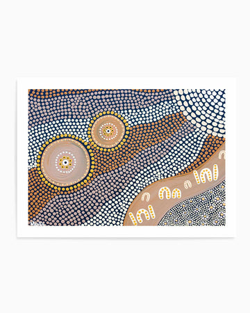 Birth on Country by Domica Hill | Art Print from Olive et Oriel where you can shop wallpaper and artworks online