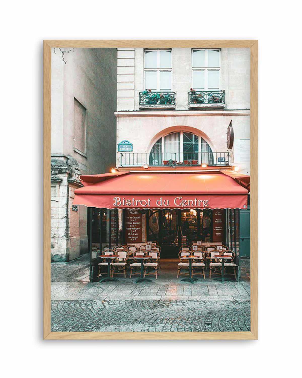 Bistrot Du Centre | Paris Art Print