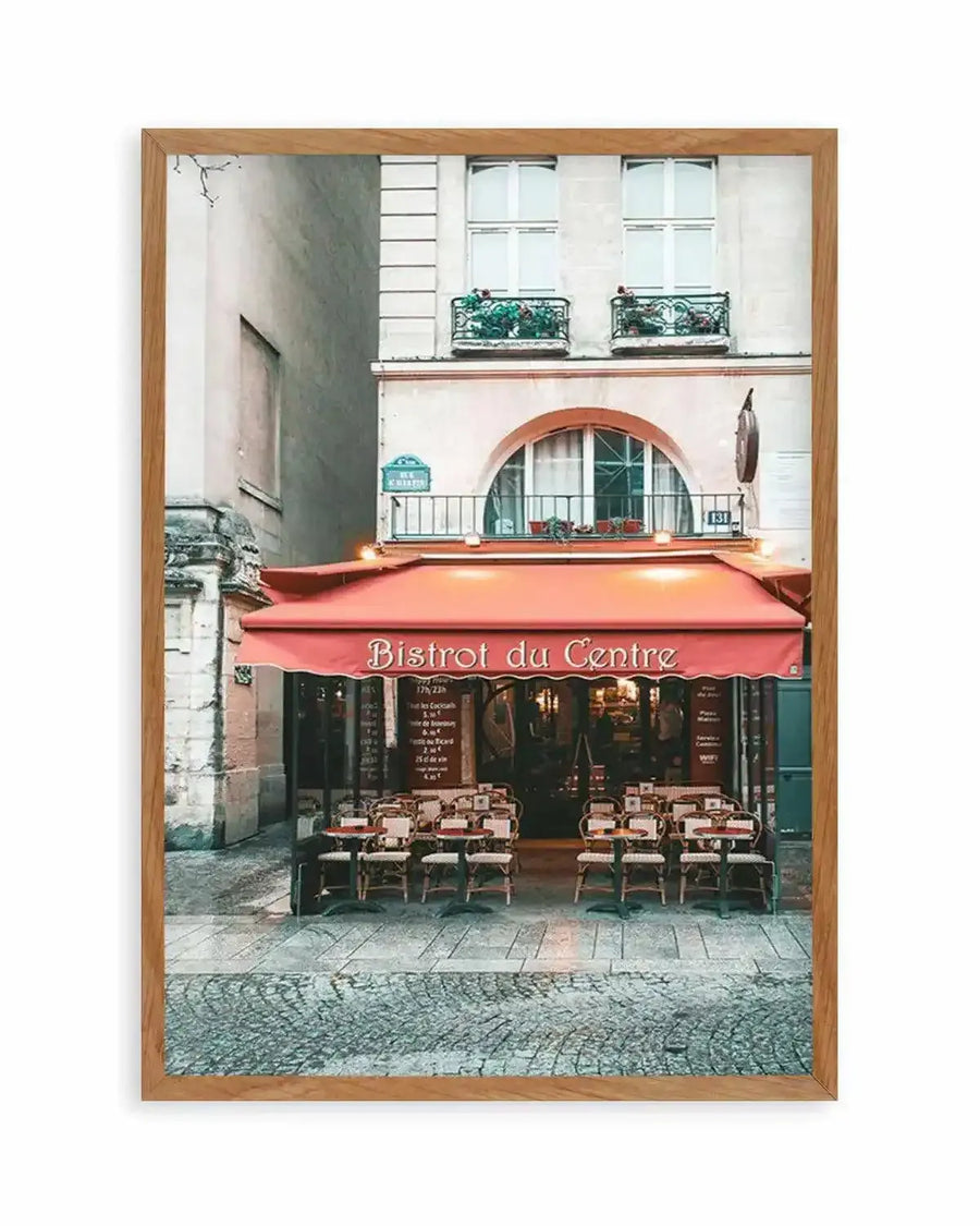 Bistrot Du Centre | Paris Art Print from Olive et Oriel where you can shop wallpaper and artworks online