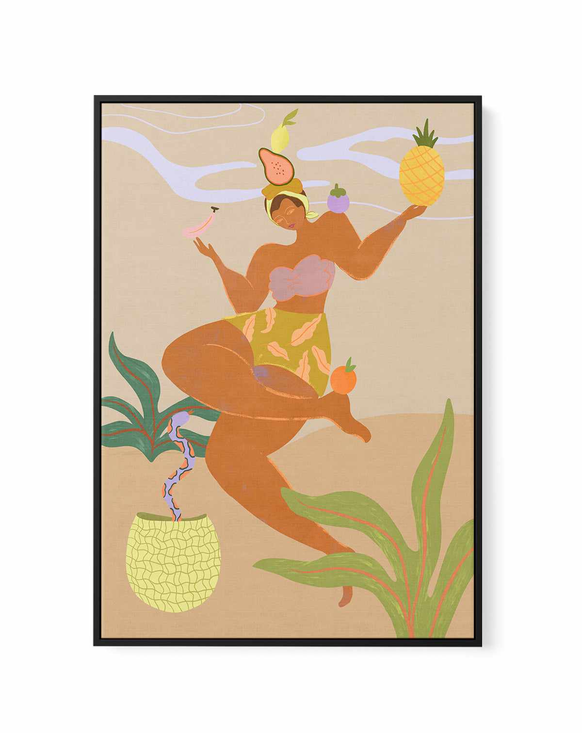 Balancing Act II by Arty Guava | Framed Canvas Art Print from Olive et Oriel where you can shop wallpaper and artworks online