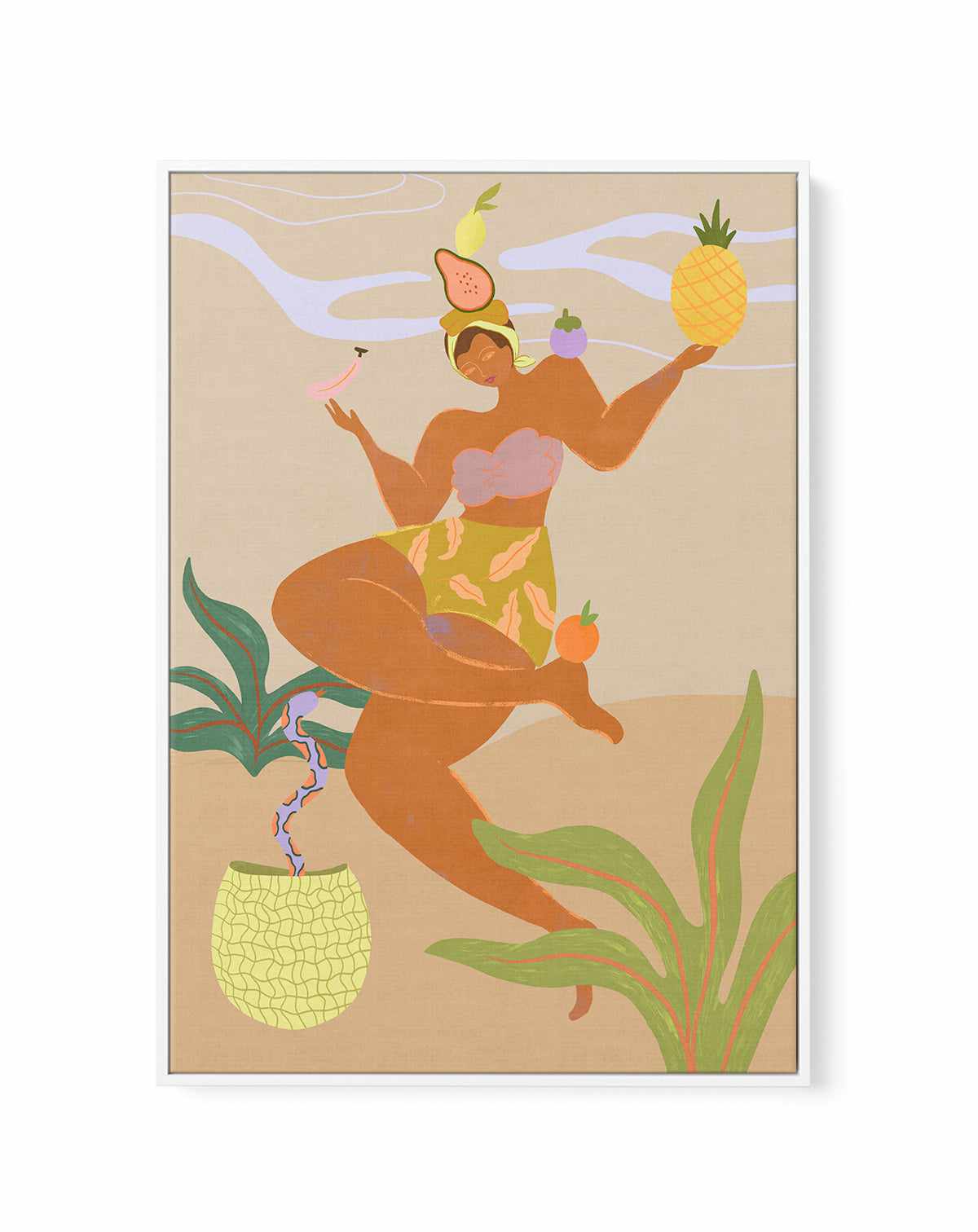 Balancing Act II by Arty Guava | Framed Canvas Art Print