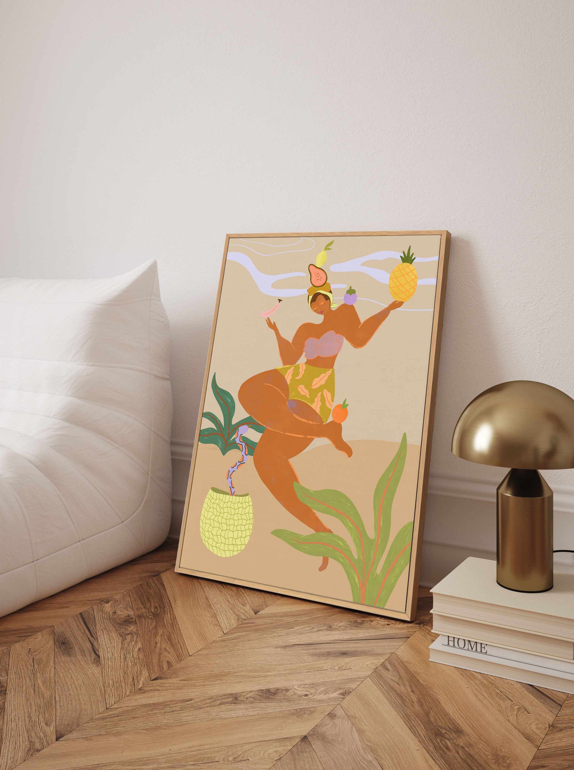 Balancing Act II by Arty Guava | Framed Canvas Art Print from Olive et Oriel where you can shop wallpaper and artworks online