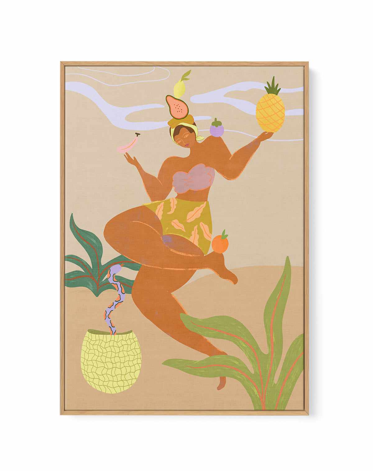 Balancing Act II by Arty Guava | Framed Canvas Art Print from Olive et Oriel where you can shop wallpaper and artworks online