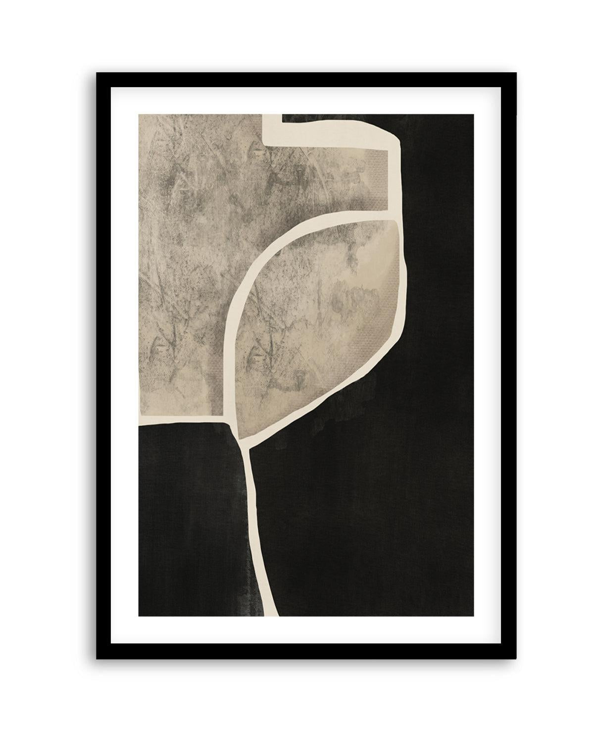 Black Abstract Mosaic by Little Dean | Art Print from Olive et Oriel where you can shop wallpaper and artworks online