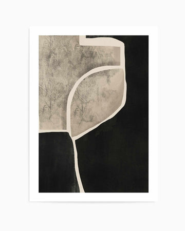 Black Abstract Mosaic by Little Dean | Art Print from Olive et Oriel where you can shop wallpaper and artworks online