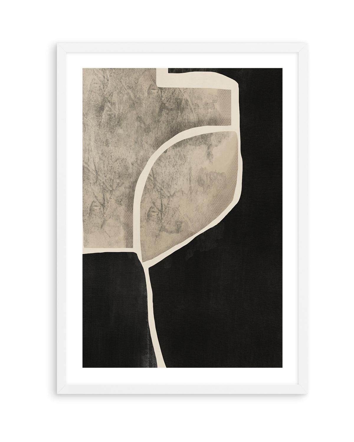 Black Abstract Mosaic by Little Dean | Art Print from Olive et Oriel where you can shop wallpaper and artworks online