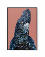 Black Cockatoo I by Heylie Morris | Framed Canvas Art Print