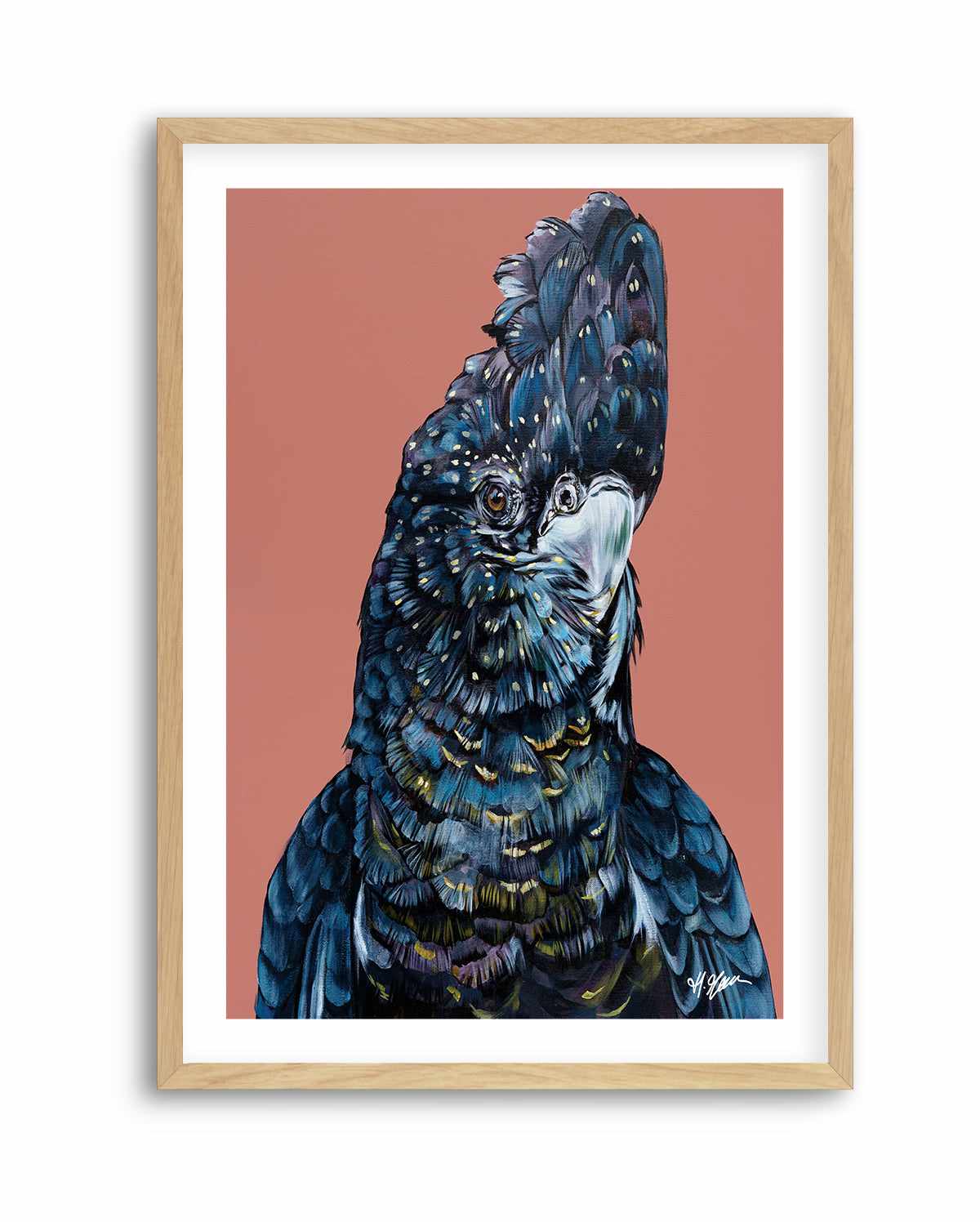 Black Cockatoo I by Heylie Morris | Art Print from Olive et Oriel where you can shop wallpaper and artworks online
