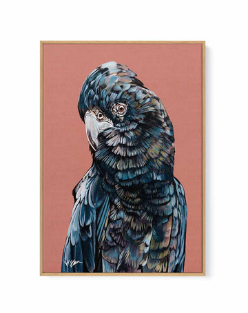 Black Cockatoo II by Heylie Morris | Framed Canvas Art Print from Olive et Oriel where you can shop wallpaper and artworks online