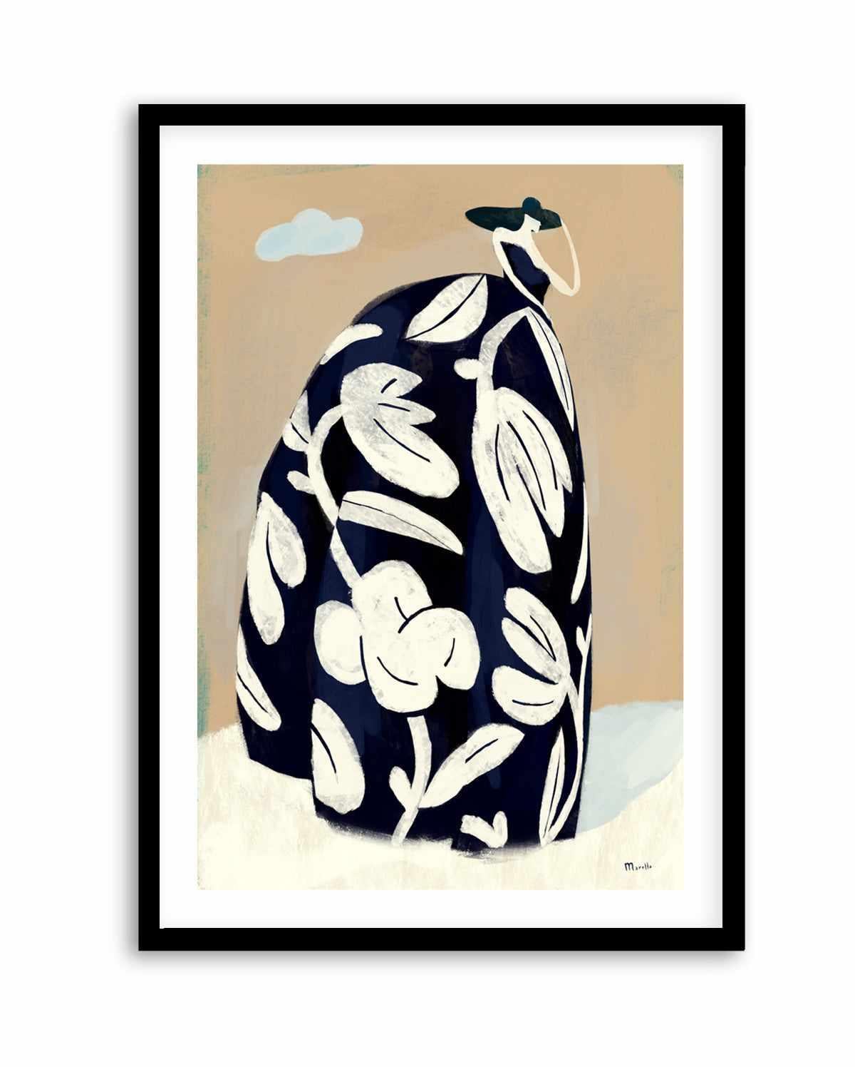 Black Dress by Marco Marella | Art Print from Olive et Oriel where you can shop wallpaper and artworks online