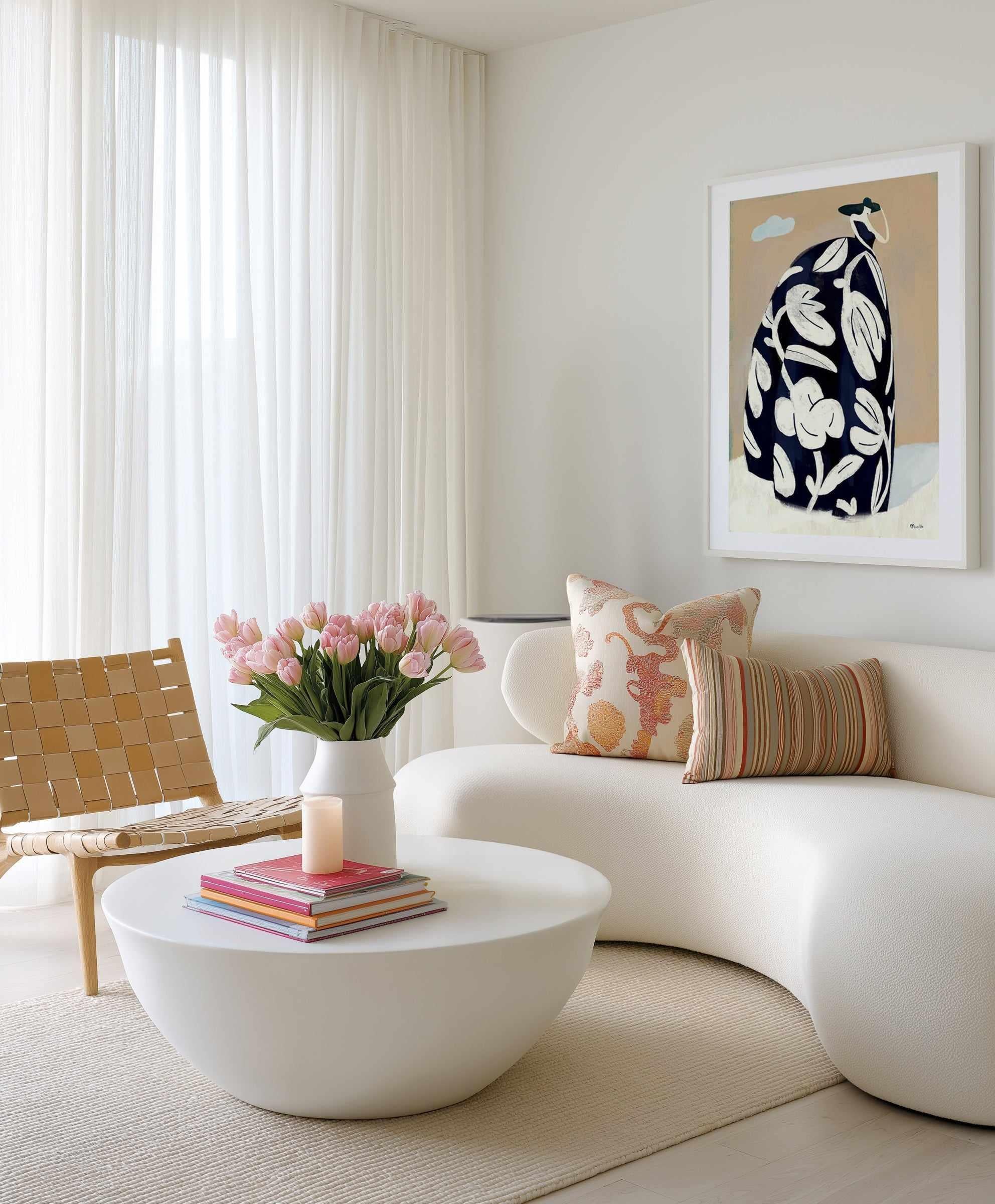 Black Dress by Marco Marella | Art Print from Olive et Oriel where you can shop wallpaper and artworks online