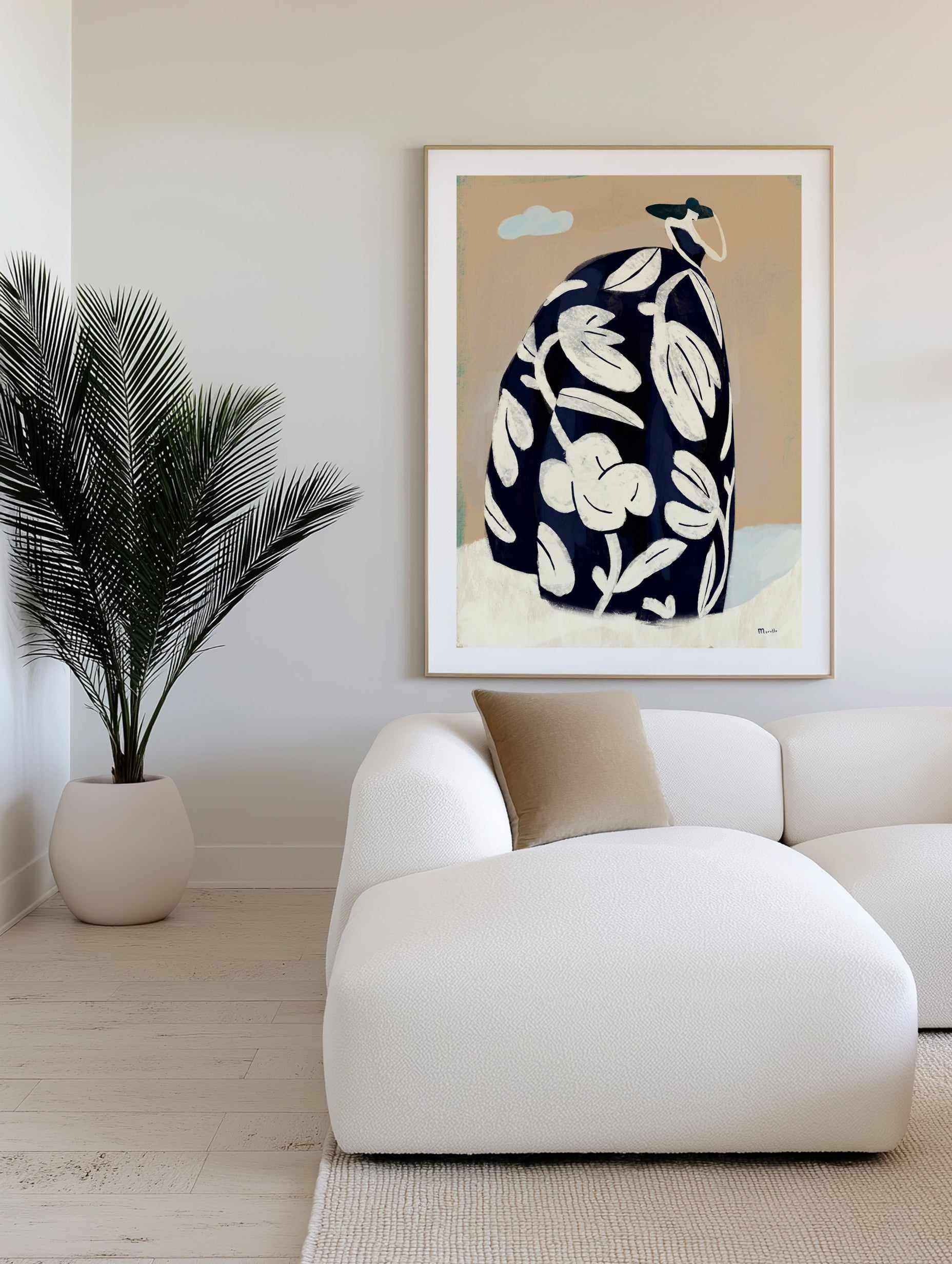 Black Dress by Marco Marella | Art Print from Olive et Oriel where you can shop wallpaper and artworks online
