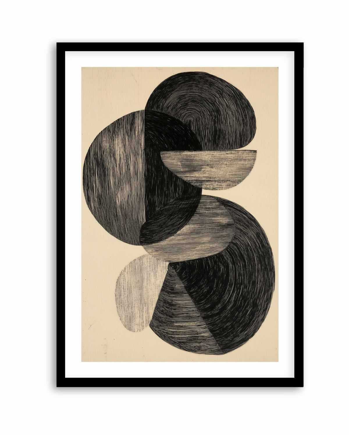 Black Freeform by Melloi Art Prints | Art Print from Olive et Oriel where you can shop wallpaper and artworks online