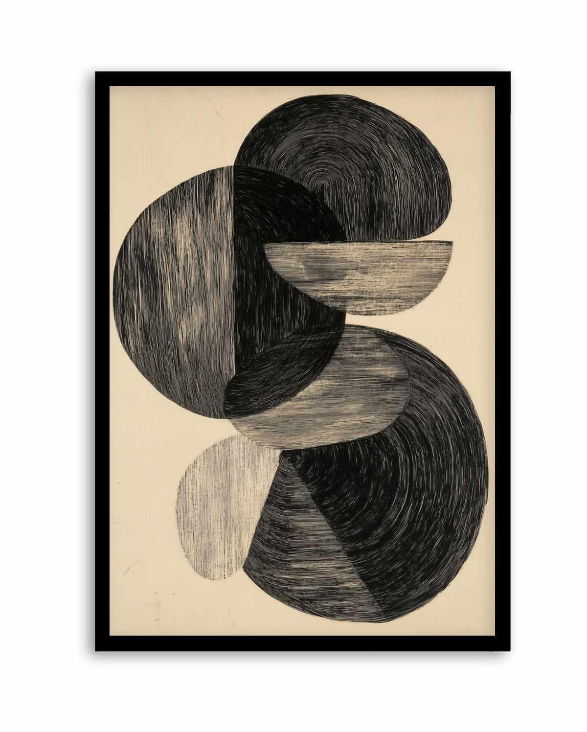Black Freeform by Melloi Art Prints | Art Print from Olive et Oriel where you can shop wallpaper and artworks online