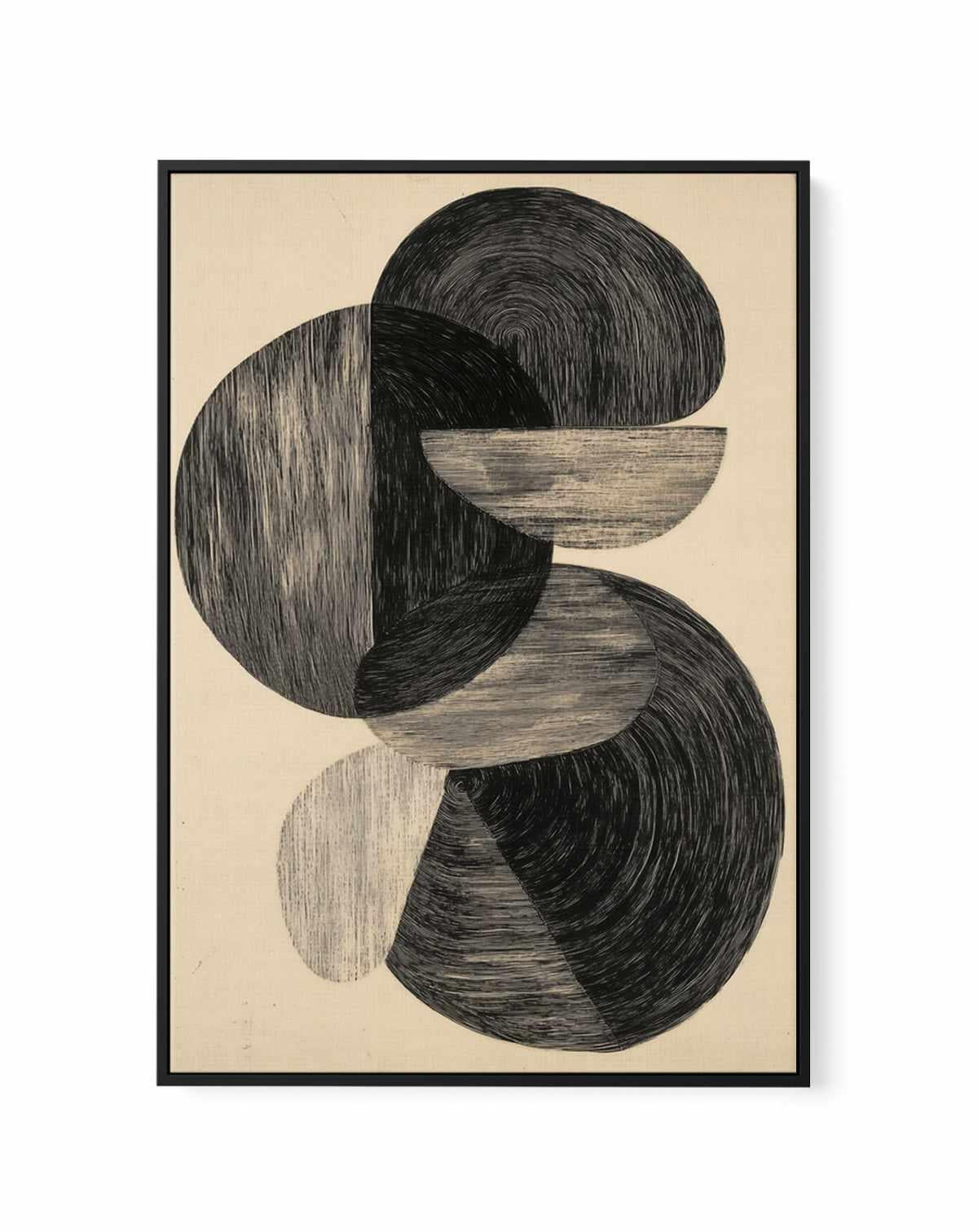 Black Freeform by Melloi Art Prints | Framed Canvas Art Print from Olive et Oriel where you can shop wallpaper and artworks online