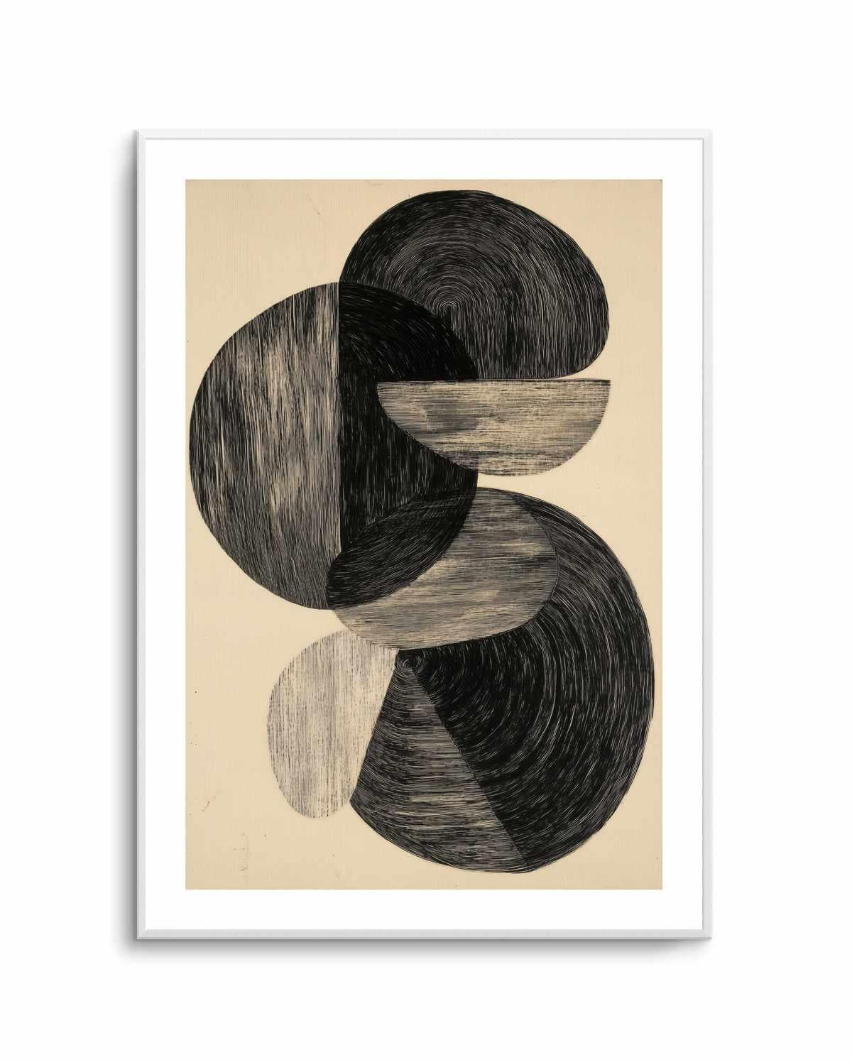 Black Freeform by Melloi Art Prints | Art Print from Olive et Oriel where you can shop wallpaper and artworks online
