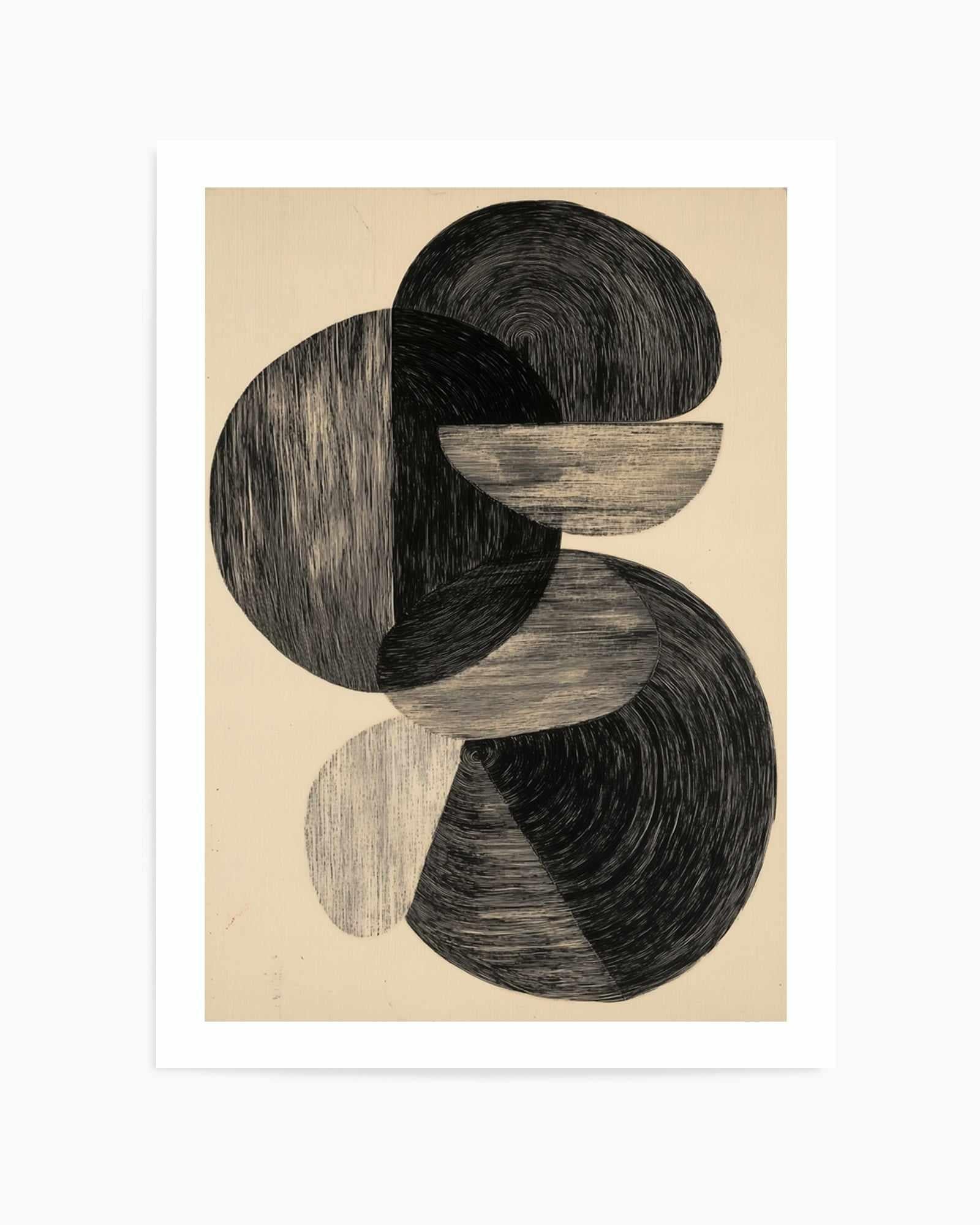 Black Freeform by Melloi Art Prints | Art Print from Olive et Oriel where you can shop wallpaper and artworks online