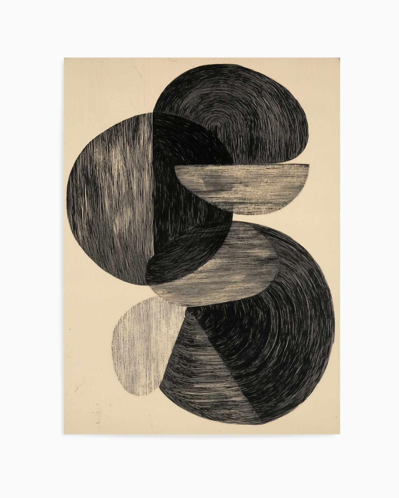 Black Freeform by Melloi Art Prints | Art Print from Olive et Oriel where you can shop wallpaper and artworks online