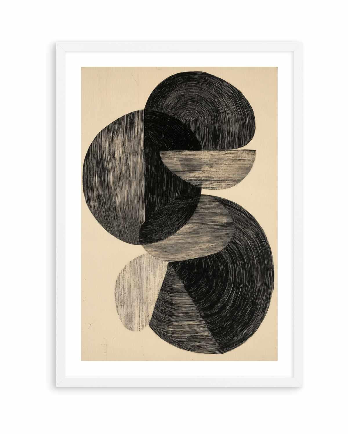 Black Freeform by Melloi Art Prints | Art Print from Olive et Oriel where you can shop wallpaper and artworks online